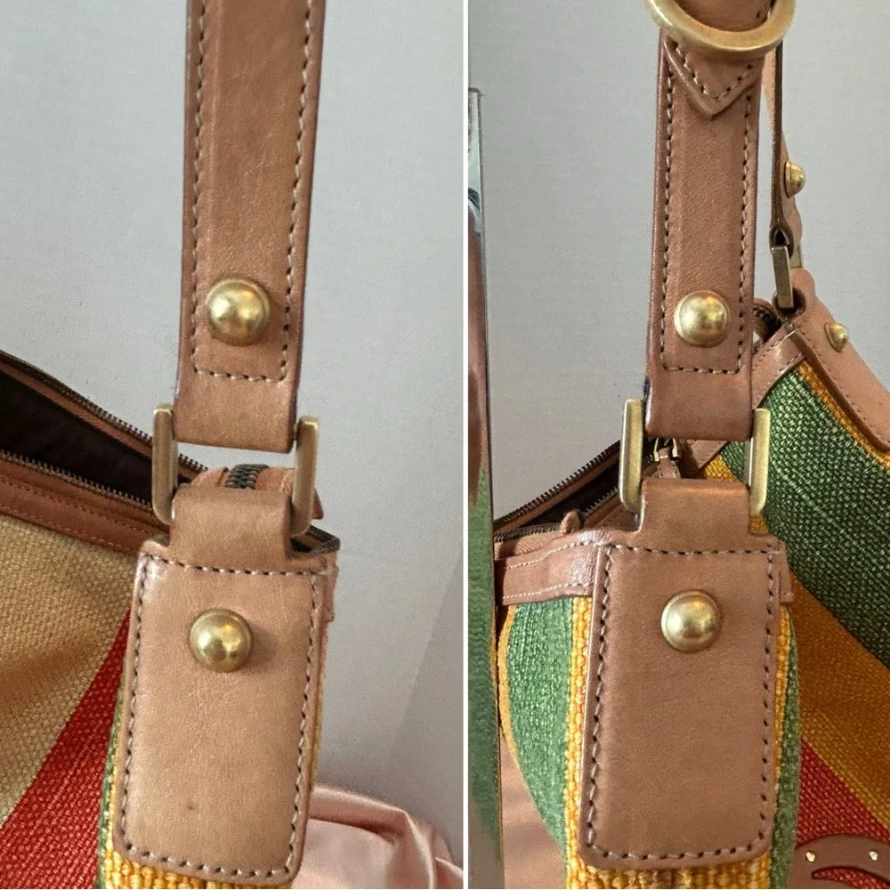 Gucci Blondie Striped Hobo Bag